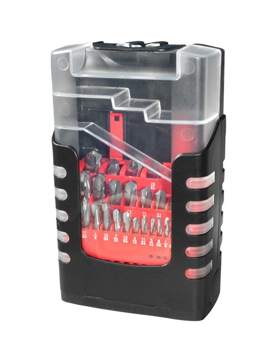 21-Pc Carb Unc Screw Machine Drill Set 1/16 - 3/8 x 1/64 |